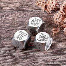 Load image into Gallery viewer, Date Night Gifts Anniversary Birthday Couple Gifts Naughty Dice for Her Him Boyfriend Girlfriend Husband Wife Decision Dice for Bride Groom One Year Anniversary Valentines Wedding Engagement Gift