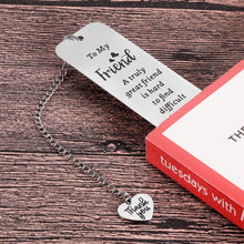 Load image into Gallery viewer, Bookmark Gifts for Best Friend Friendship Gift for Women Christamas Stocking Stuffers Friends Sentimental Gifts for Friend Best Friend Birthday Graduation Gifts for Women Female Friend Gift Ideas