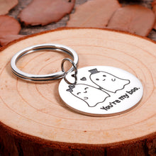 Load image into Gallery viewer, Gifts For Boyfriend Valentines Gifts for Him Husband From Girlfriend Wife Cute Halloween Boo Keychain Gifts for Couple Women Wedding 1 Year Anniversary Birhtday Gifts Christmas Ghost Love Boo Gifts