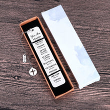 Load image into Gallery viewer, Christian Bookmark Gifts for Women Men Female Christmas Religious Gifts for Him Her Confirmation Gifts Bible Verse Bookmark for Book Lovers Teenage Girls Baptism Catholic Gifts for Female Stuffer