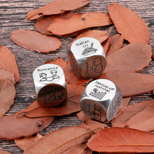 Load image into Gallery viewer, Date Night Gifts Anniversary Birthday Couple Gifts Naughty Dice for Her Him Boyfriend Girlfriend Husband Wife Decision Dice for Bride Groom One Year Anniversary Valentines Wedding Engagement Gift
