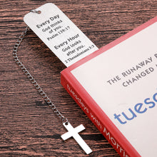 Load image into Gallery viewer, Fresh Christian Inspirational Gifts for Women Men Godson Religious Gifts Bookmarks Bible Verse Bookmark for Book Lovers Baptism Catholic Graduation Birthday Gifts for Female Christmas Book Mark