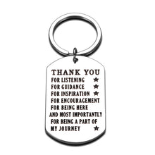 Load image into Gallery viewer, Employee Appreciation Gifts Thank You Gift for Coworkers Men Going Away Gift for Coworker Retirement Gift for Men Mentor Gift Boss Teacher Appreciation Keychain Gratitude Gift for Male Worker Birthday