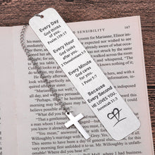 Load image into Gallery viewer, Fresh Christian Inspirational Gifts for Women Men Godson Religious Gifts Bookmarks Bible Verse Bookmark for Book Lovers Baptism Catholic Graduation Birthday Gifts for Female Christmas Book Mark
