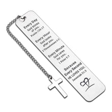 Load image into Gallery viewer, Fresh Christian Inspirational Gifts for Women Men Godson Religious Gifts Bookmarks Bible Verse Bookmark for Book Lovers Baptism Catholic Graduation Birthday Gifts for Female Christmas Book Mark