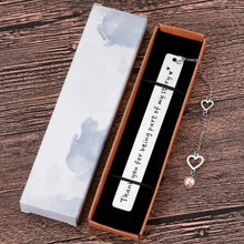 Load image into Gallery viewer, Thank You Gifts for Women Men Bookmarks for Book Lovers Employee Appreciation Gifts for Teacher Coworker Christmas Gifts for Teen Girls Metal Bookmark Best Friend Gifts for Readers Bookish Bulk Gifts