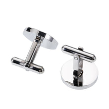 Load image into Gallery viewer, Cufflinks for Men Men Initials Sterling Silver Father of The Bride Cufflinks Gifts from Daughter Dad Cufflinks for Men Set Shirt Cufflinks Father of The Groom Gift Father's Day Gift