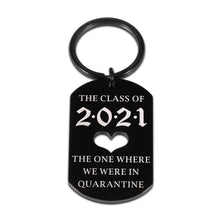 Load image into Gallery viewer, Fun Gifts Graduate Keychain For Daughter Son From Dad Mom Grandparents Nephew Niece Teen Medical Law Grad Students Keyring For Him Her women men boys girls Maters Nurse College High School Students