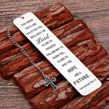 Load image into Gallery viewer, Inspirational Gifts Book Lovers Bookmarks for Women Men Christian Bookmark for Girls Kids Bible Verse Religious Baptism Catholic Gifts for Him Her Readers Metal Bookmarks Christmas Birthday Bulk Gifts