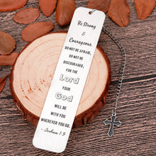 Load image into Gallery viewer, Christian Inspirational Gifts Bookmark for Women Girls Book Lovers Bible Verse Bookmark Gifts for Christmas Baptism Catholic Religious Best Graduation Birthday Gifts for Men Female Friend Bulk Gifts