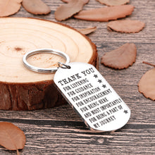 Load image into Gallery viewer, Christmas Thank You Gift for Coworkers Men Going Away Gift for Coworker Retirement Gift For Men Mentor Gift Boss Keychain Teacher Keychain Gratitude Gift for Male Worker Birthday Gift for Boss Appreciation Gift