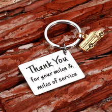 Load image into Gallery viewer, School Bus Driver Appreciation Gifts for Women Men Keychain Christmas Thank You Gifts Birthday Retirement Bus Driver Keychain End of School Year Back to School Gifts Employee Appreciation Gifts Bulk