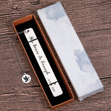 Load image into Gallery viewer, Inspirational Gifts Bookmark for Women Men Christian Baptism Catholic Bookmarks for Him Her Bible Verse Book Lovers Religious Gifts for Girls Kids Readers Christmas Birthday Metal Bookmarks in Bulk