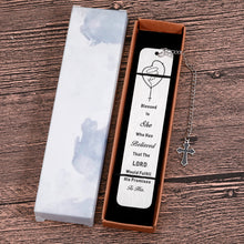 Load image into Gallery viewer, Christian Inspirational Gifts Bookmark for Women Men Book Lovers Bookmarks for Her Girls Kids Bible Verse Religious Gifts Baptism Catholic Christmas Metal Bookmarks Birthday Gifts for Readers in Bulk