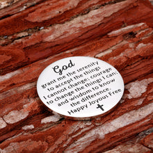 Load image into Gallery viewer, Christian Catholic Gifts for Women Men Kids Token Religious Inspirational Easter Gifts for Him Bible Verse Faith Graduation God Biblical Teenage Girl Christmas Cancer Patients Gifts Double-Sided Coin Me