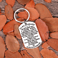 Load image into Gallery viewer, Men's Valentine's Day Gifts for Him Girlfriend Boyfriend from Husband Wife I Love You Keychain Birthday Anniversary Wedding Gifts for Hubby Fiance Couple Bride Groom Cute Keychain from Her Men Women