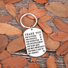 Load image into Gallery viewer, Christmas Thank You Gift for Coworkers Men Going Away Gift for Coworker Retirement Gift For Men Mentor Gift Boss Keychain Teacher Keychain Gratitude Gift for Male Worker Birthday Gift for Boss Appreciation Gift