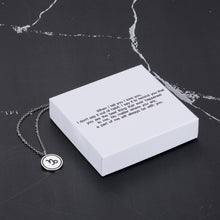 Load image into Gallery viewer, When I tell you I love you I don't say it out of habit. I say it to remind you Zodiac Necklace Star Birth Sign Necklace Gifts Horoscope Necklace Silver Tone 16" - 18" Chain Astrology Jewelry Pendant For Women Girls
