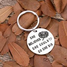 Load image into Gallery viewer, Class Of 2022 College School Graduation Gifts For Her High Middle Medical Nurse Students Graduate Gifts for Girls Inspirational Surgery Cancer Recovery from Mom Dad Motivational Did Keychain
