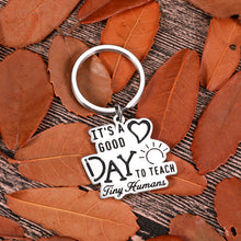 Load image into Gallery viewer, Teacher Appreciation Gifts Ideas for Women Men In Bulk Thank You Best Teacher Gifts for Christmas Valentines Day Graduation Teacher Planner Gifts from Students End of Year Holiday Birthday Keychain