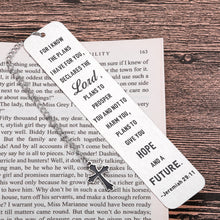 Load image into Gallery viewer, Inspirational Gifts Book Lovers Bookmarks for Women Men Christian Bookmark for Girls Kids Bible Verse Religious Baptism Catholic Gifts for Him Her Readers Metal Bookmarks Christmas Birthday Bulk Gifts