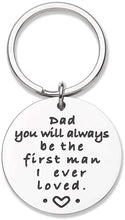 Load image into Gallery viewer, Fathers Day Birthday Gifts for Dad Keychain Son Daughter To Daddy Stepdad Men