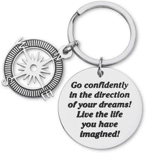 Load image into Gallery viewer, Inspirational Gifts for son daughter keychain Women Men Graduation Gifts For high school college graduates Him Her Graduation Masters Nurses Students from College