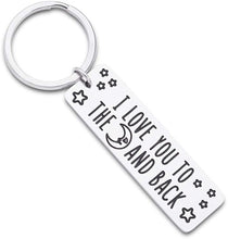 Load image into Gallery viewer, Fathers Day Gifs for Dad I Love You Keychain Gifs for Him from wife daughter son Birthday Anniversary Gifs for Girlfriend Boyfriend Wife Husband Couple Wedding Gifs Men Women Key Ring