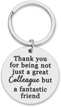 Load image into Gallery viewer, Coworkers gifts for Men Women Keychain Retirement Gifts Appreciation Gifts Leaving Farewell Gifts For Coworker Supervisor Boss Colleagues Thank You Gifts Birthday Gifts for Him Her