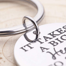 Load image into Gallery viewer, Teachers Appreciation Gifts Mothers Fathers Day Keychain Thank You Birthday Gifts For Mom Dad Teachers Coaches Women It Takes A Big Heart To Help Shape Little Minds Graduation Key Ring