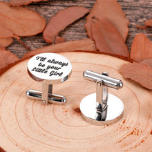 Load image into Gallery viewer, Cufflinks for Men Men Initials Sterling Silver Father of The Bride Cufflinks Gifts from Daughter Dad Cufflinks for Men Set Shirt Cufflinks Father of The Groom Gift Father's Day Gift