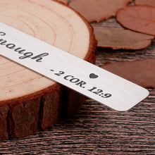 Load image into Gallery viewer, Inspirational Gifts Bookmark for Women Men Christian Baptism Catholic Bookmarks for Him Her Bible Verse Book Lovers Religious Gifts for Girls Kids Readers Christmas Birthday Metal Bookmarks in Bulk