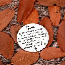 Load image into Gallery viewer, Christian Catholic Gifts for Women Men Kids Token Religious Inspirational Easter Gifts for Him Bible Verse Faith Graduation God Biblical Teenage Girl Christmas Cancer Patients Gifts Double-Sided Coin Me