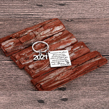 Load image into Gallery viewer, Christian Gift Religious Rings For Women Men Jewelry Lords Prayer Ring Bible Verse Journal Jeremiah 29:11 Inspirational Scripture Keychain From Mom Dad Godfather Church Present Christmas Thanksgiving Day Encouragement Charm For Daughter Son Couple