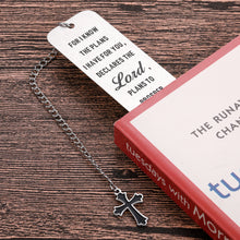 Load image into Gallery viewer, Inspirational Gifts Book Lovers Bookmarks for Women Men Christian Bookmark for Girls Kids Bible Verse Religious Baptism Catholic Gifts for Him Her Readers Metal Bookmarks Christmas Birthday Bulk Gifts