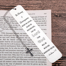Load image into Gallery viewer, Christian Inspirational Gifts Bookmark for Women Girls Book Lovers Bible Verse Bookmark Gifts for Christmas Baptism Catholic Religious Best Graduation Birthday Gifts for Men Female Friend Bulk Gifts