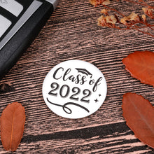 Load image into Gallery viewer, Graduation Gifts for Girls Her Him Class of 2022 Senior Grad Gifts High School College Graduate Gifts Keychain for Men Medical Masters Nurse Students Inspirational Gifts for Son Daughter Best Friend Double-Sided Token