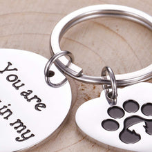 Load image into Gallery viewer, Pet Memorial Gifts Keychain for Pet Dogs Owner Dog Mom Dad Remembrance Memory Sympathy Gifts for Loss of Dog Pet Loss Gifts Keepsake for Dog Lover You are Always in My Heart Paw Print Keyring