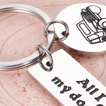 Load image into Gallery viewer, Jep Dog Lover Keychain Gifts For Dog Jep Owner Dog Mom Dad Jep Enthusiasts Gifts For Jeeper Girl Boy Men Women Friends Funny Keyring My Dog And My Jep Jeepsy Soul Jewelry Christmas Presents