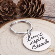 Load image into Gallery viewer, Teacher Appreciation Gifts for Women Coach Tutors Keychain 3 Pcs Bulk Graduation Teacher Valentine Gifts for Birthday Thank You Goodbye Farewell Gifts Key Ring for Men Teachers Principal