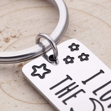 Load image into Gallery viewer, Fathers Day Gifs for Dad I Love You Keychain Gifs for Him from wife daughter son Birthday Anniversary Gifs for Girlfriend Boyfriend Wife Husband Couple Wedding Gifs Men Women Key Ring