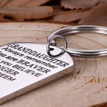 Load image into Gallery viewer, Granddaughter Christmas Gifts Jewelry Keychain from Grandma Grandpa to Granddaughter Inspirational Stocking Stuffers For Her Teen Adult Women Teenage Girls Birthday Gradation Wedding Gifts Presents