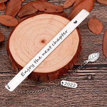 Load image into Gallery viewer, Bookmarks Graduation Gifts for Him Women Men Kids 2022 Book Lovers Gifts Metal Bookmarks for Students in Bulk Retirement Reading Gifts for Coworkers Inspirational Bookmarks Club Gifts for Readers