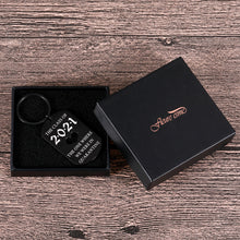 Load image into Gallery viewer, Fun Gifts Graduate Keychain For Daughter Son From Dad Mom Grandparents Nephew Niece Teen Medical Law Grad Students Keyring For Him Her women men boys girls Maters Nurse College High School Students