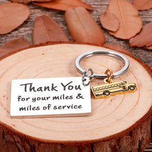 Load image into Gallery viewer, School Bus Driver Appreciation Gifts for Women Men Keychain Christmas Thank You Gifts Birthday Retirement Bus Driver Keychain End of School Year Back to School Gifts Employee Appreciation Gifts Bulk