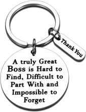 Load image into Gallery viewer, Boss Appreciation Gifts for Boss Male Female Keychain Lady Him Her Gifts for Mentor Leader Coworker Leaving Job Going Away Retirement Thank You Birthday Gifts Goodbye Christmas Presents Men Women