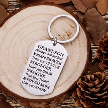 Load image into Gallery viewer, Granddaughter Christmas Gifts Jewelry Keychain from Grandma Grandpa to Granddaughter Inspirational Stocking Stuffers For Her Teen Adult Women Teenage Girls Birthday Gradation Wedding Gifts Presents