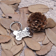 Load image into Gallery viewer, Funny Pet Tag, Funny Cute Dog Tag for Dogs Cats , Engraved Bone Shape Dog Collar Tag - I'm Lost Please Call My Mom She’s Ugly Crying New Puppy Tag Gift Stainless Steel