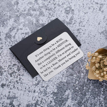 Load image into Gallery viewer, Boss Christmas Appreciation Gifts Wallet Card for Mentor Leader Thank You Note Leaving Going Away Gifts Supervisor Retirement Boss Birthday Gifts Coworker Men Women Goodbye Farewell Presents