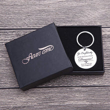 Load image into Gallery viewer, Inspirational Keychain Gifts Personalized Engraved Charm Key Chain Ring Pendant Go Confidently in The Direction of Your Dreams Graduation Birthday Gift for Office, Teen Boys, Teenage Girls